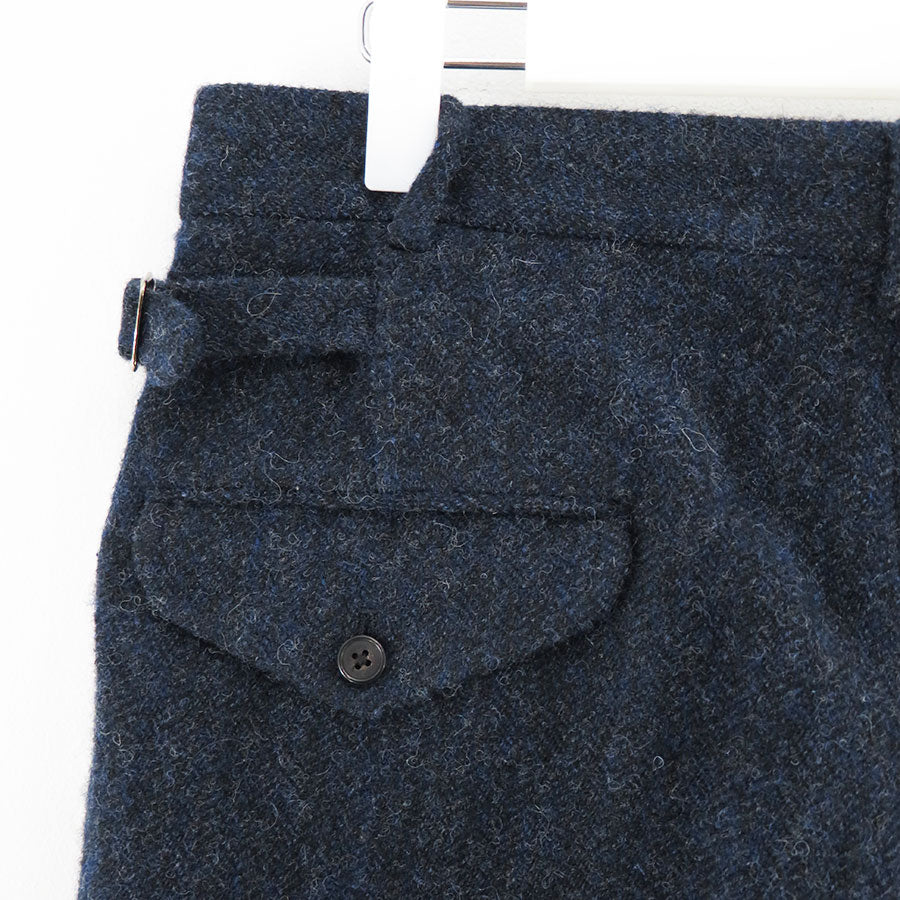 【A.PRESSE/アプレッセ】<br>Tweed Two Tuck Trousers <br>23AAP-04-02H
