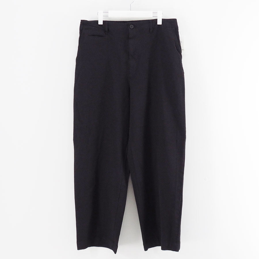 【COMME des GARCONS HOMME】<br>エステルサージ製品染ワイドパンツ <br>HP-P014-051