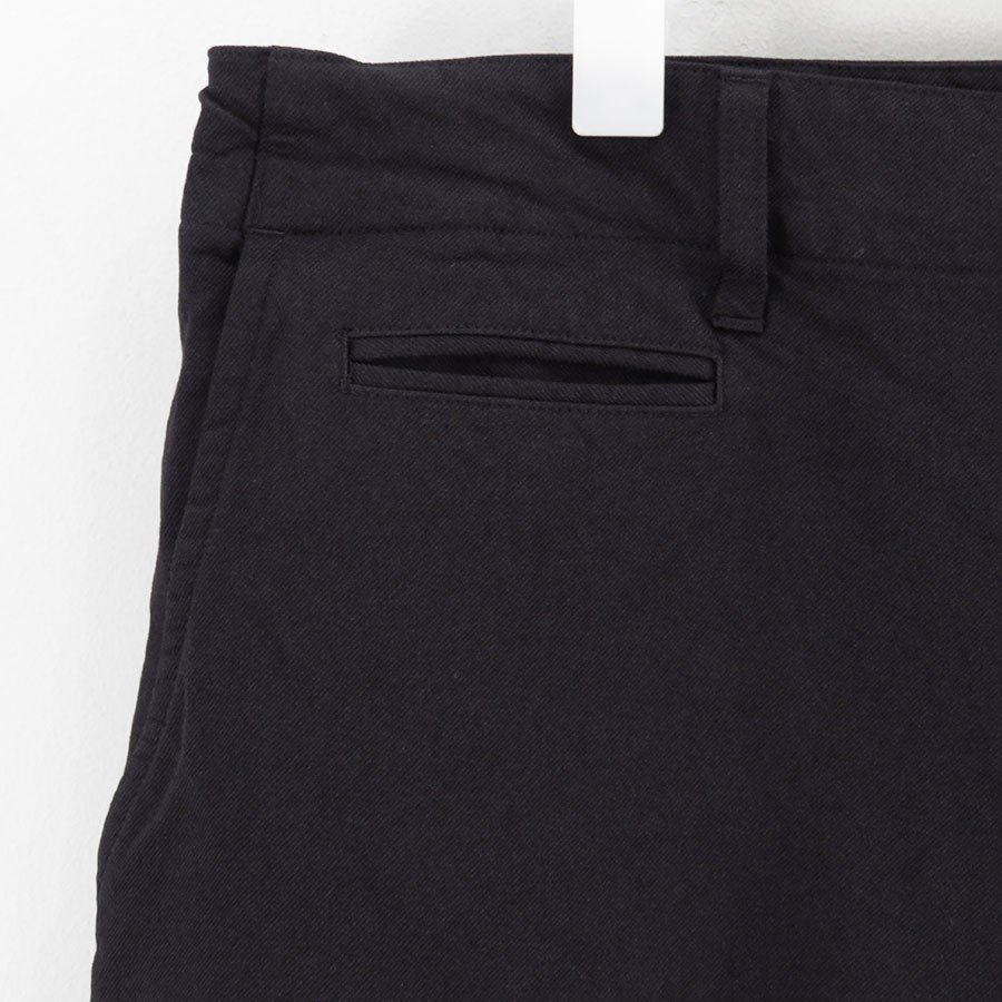 【COMME des GARCONS HOMME】<br>エステルサージ製品染ワイドパンツ <br>HP-P014-051