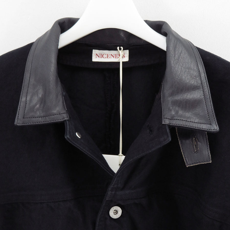 【NICENESS/ナイスネス】<br>D.VEDDER / D.ヴェダー (オーバーダイデニム チョアコート) <br>NN-2504C16