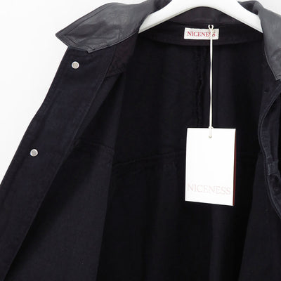 【NICENESS/ナイスネス】<br>D.VEDDER / D.ヴェダー (オーバーダイデニム チョアコート) <br>NN-2504C16
