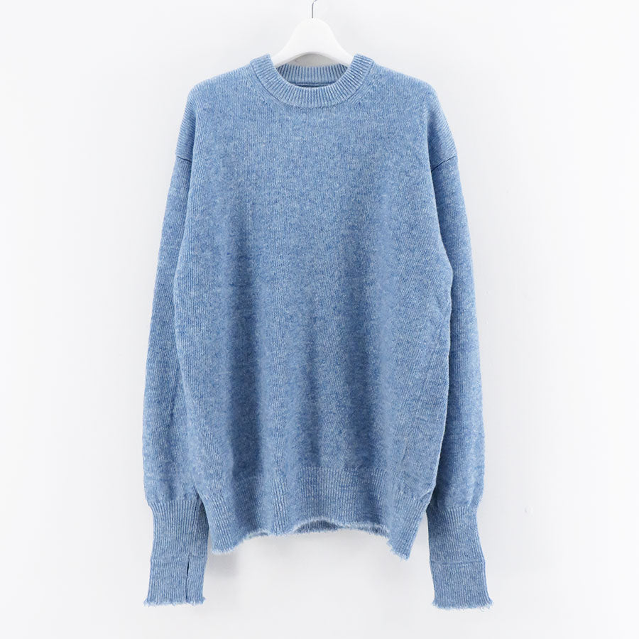 MAATEE&SONS/マーティーアンドサンズ】強撚SHETLAND 裏カシミヤ ひょっとこP/O SWEATER MT3303-0111の通販  「ONENESS ONLINE STORE」