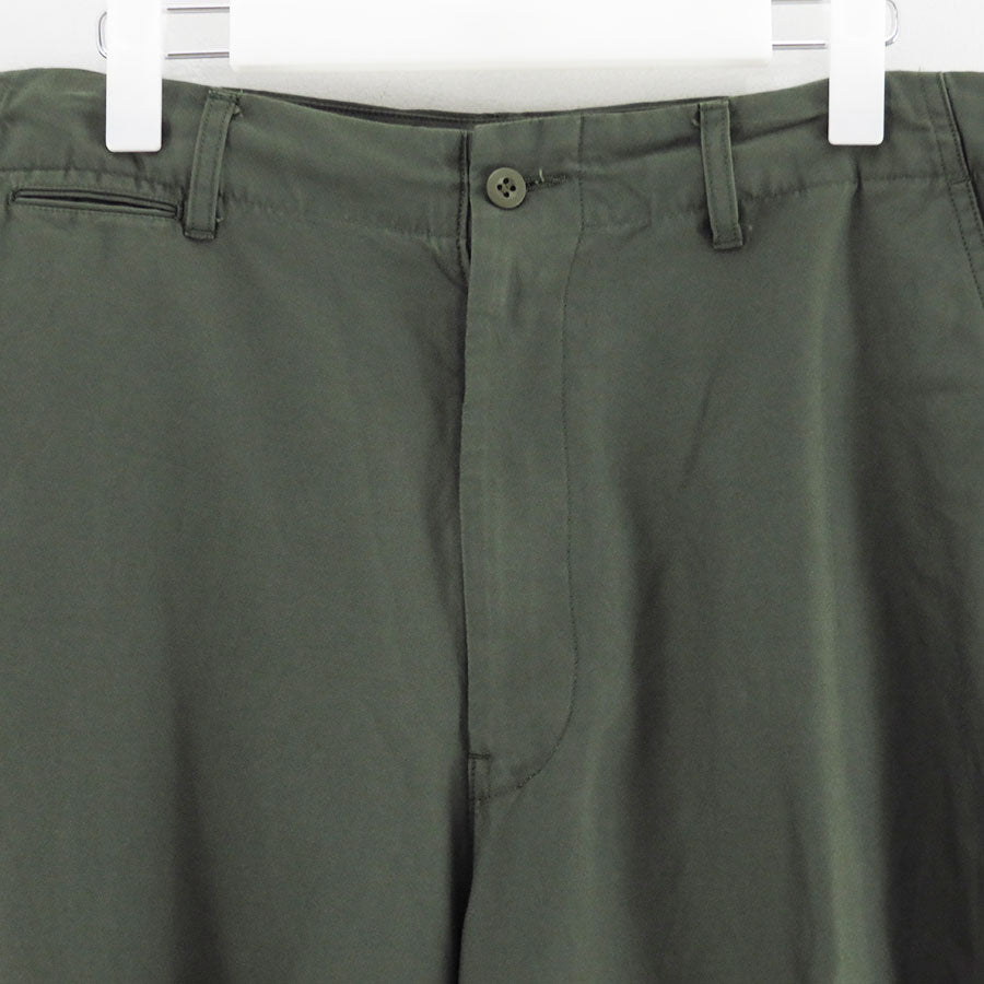 【Graphpaper/グラフペーパー】<br>Cotton Cupro Back Satin Military Pants <br>GM253-40345