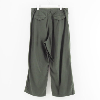【Graphpaper/グラフペーパー】<br>Cotton Cupro Back Satin Military Pants <br>GM253-40345