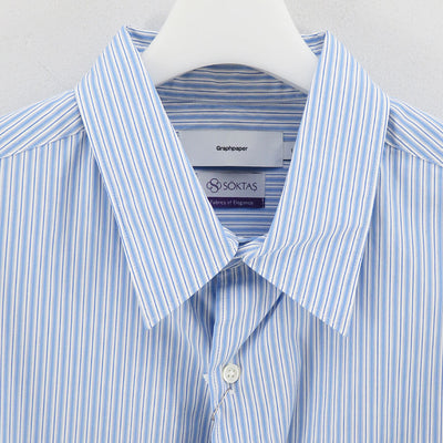 【Graphpaper/グラフペーパー】<br>SOKTAS L/S Oversized Regular Collar Shirt <br>GM234-50104