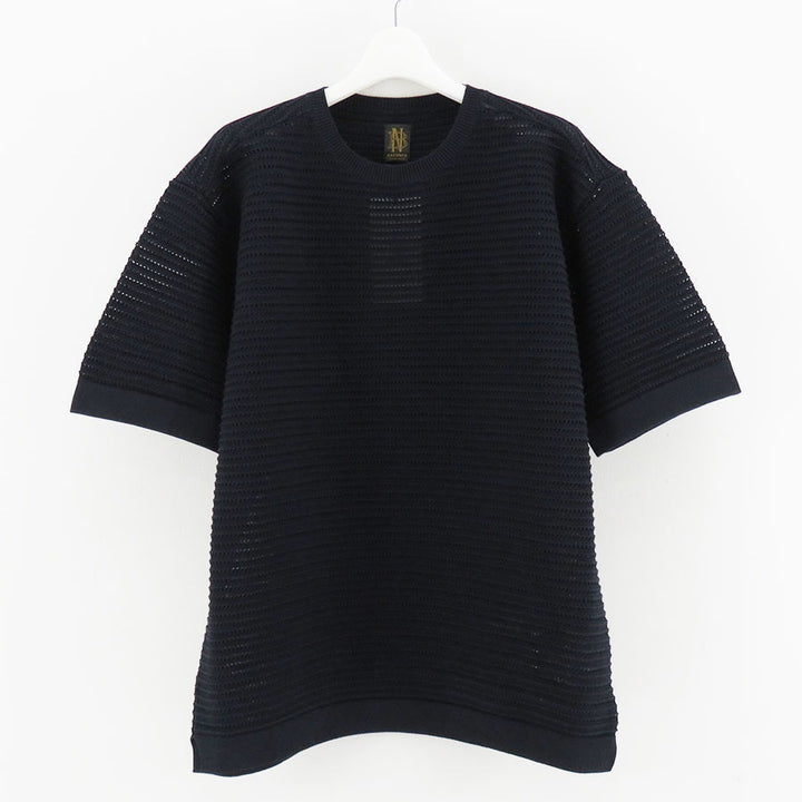 BATONER/バトナー】SUMMER KNIT CREW NECK SHORT SLEEVE BN-26SM-065の