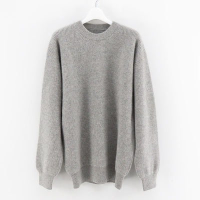 【BATONER/バトナー】<br>CASHMERE FOX CREW NECK <br>BN-23FM-045
