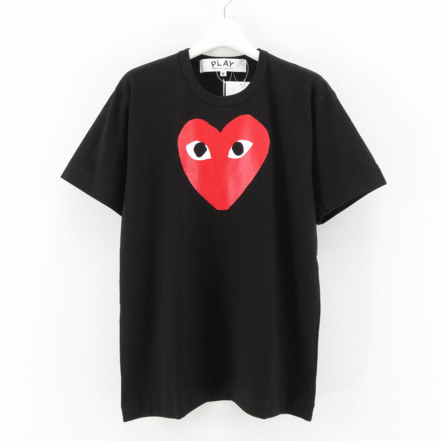 【PLAY COMME des GARCONS】<br>S/S T-SHIRT (LOGO PRINT) T112 <br>AX-T112-051