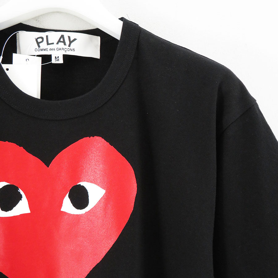 【PLAY COMME des GARCONS】<br>S/S T-SHIRT (LOGO PRINT) T112 <br>AX-T112-051