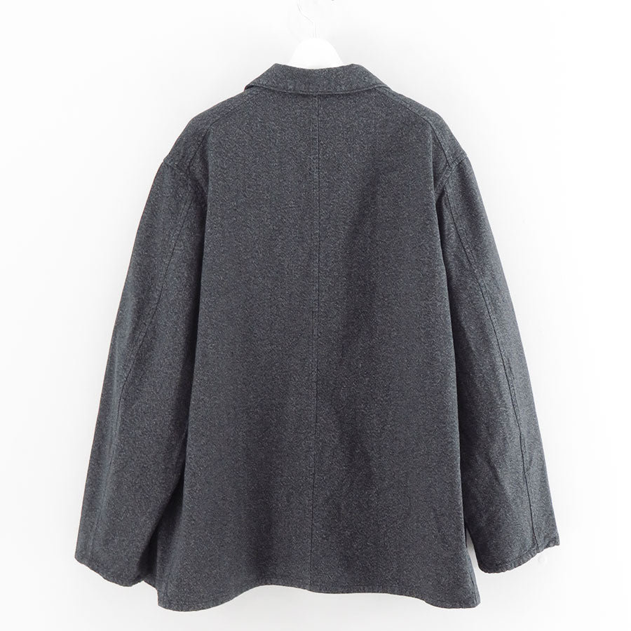 【HERILL/ヘリル】<br>Blackschambray Work jacket <br>25-010-HL-8000-30