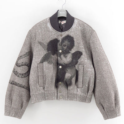 【M A S U/エムエーエスユー】<br>ANGEL BOMBER JACKET <br>M25F9BL003