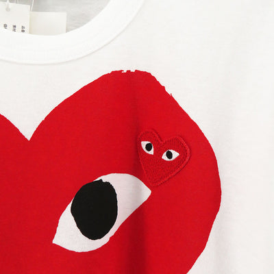 【PLAY COMME des GARCONS】<br>S/S T-SHIRT (RED EMBLEM) T026 <br>AX-T026-051