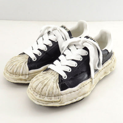 【Maison MIHARA YASUHIRO】<br>"BLAKEY" OG Sole Film Attached Canvas Low-top Sneaker (BLACK) <br>A15FW727
