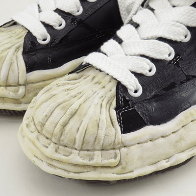 【Maison MIHARA YASUHIRO】<br>"BLAKEY" OG Sole Film Attached Canvas Low-top Sneaker (BLACK) <br>A15FW727