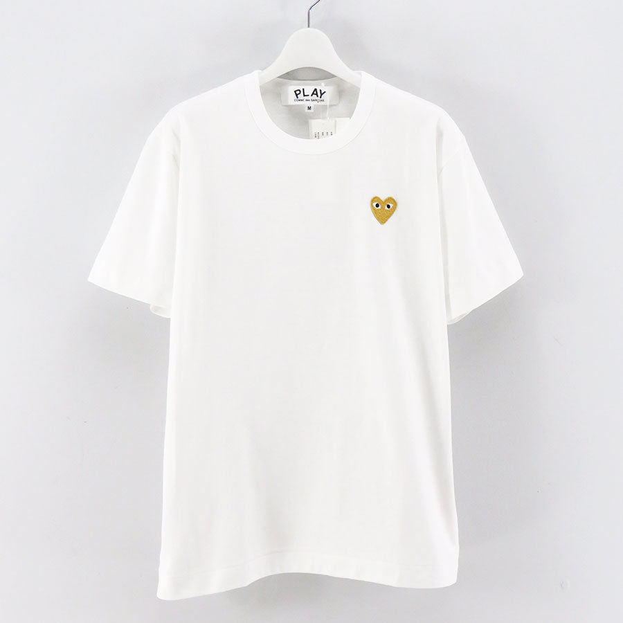 PLAY COMME des GARCONS/プレイコムデギャルソン】S/S T-SHIRT (GOLD EMBLEM) T216  AX-T216-051の通販 「ONENESS ONLINE STORE」