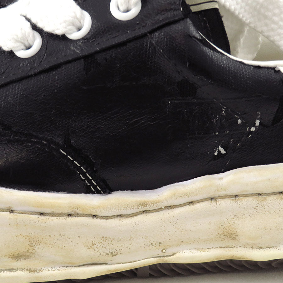 【Maison MIHARA YASUHIRO】<br>"BLAKEY" OG Sole Film Attached Canvas Low-top Sneaker (BLACK) <br>A15FW727