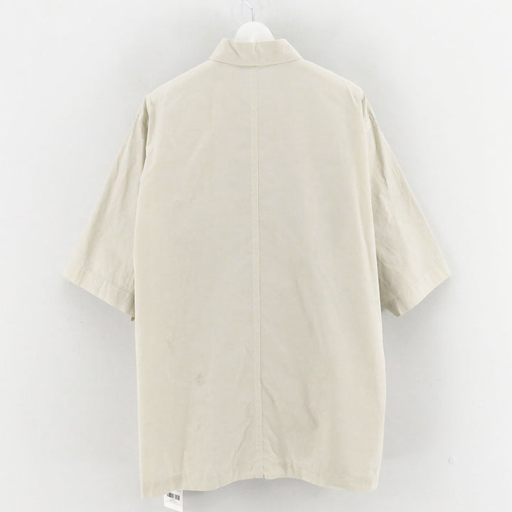 ATON/エイトン】SHRINK COTTON LAWN OVERSIZED HALF SLEEVE SHIRT