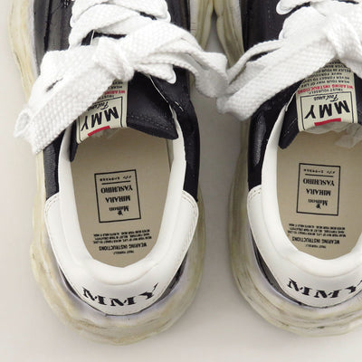 【Maison MIHARA YASUHIRO】<br>"BLAKEY" OG Sole Film Attached Canvas Low-top Sneaker (BLACK) <br>A15FW727
