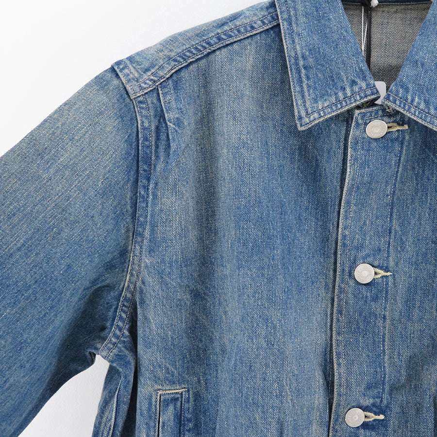 【AURALEE/オーラリー】<br>SELVEDGE FADED LIGHT DENIM BLOUSON <br>A23AB01DE
