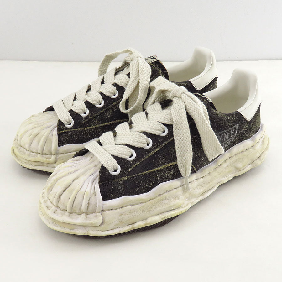 【Maison MIHARA YASUHIRO】<br>"BLAKEY" OG Sole Vintage Suede Low-top Sneaker (BLACK) <br>A15FW728