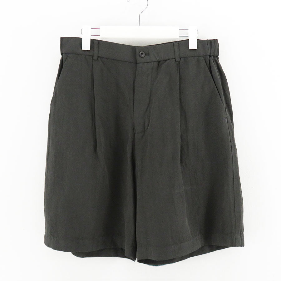 ATON/エイトン】COTTON LINEN VOILE LOOSE FIT SHORTS PRAGLM0404の