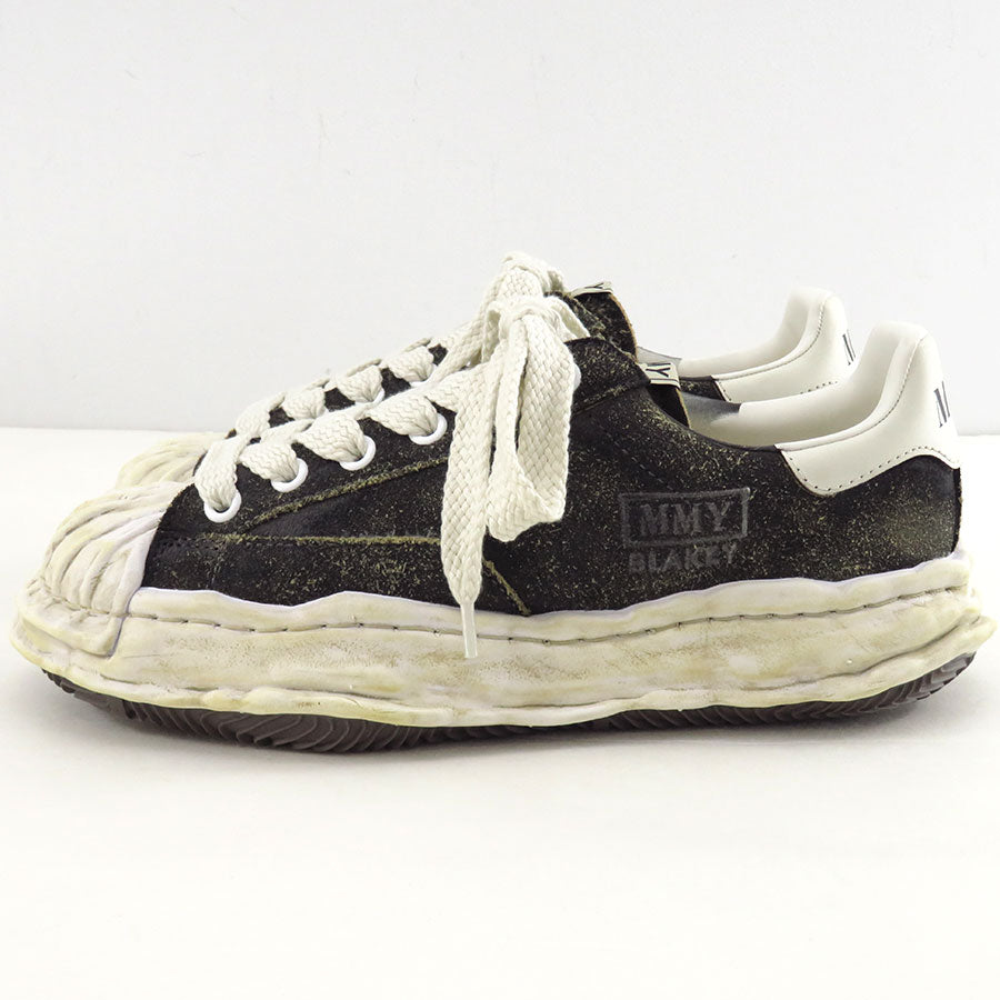 【Maison MIHARA YASUHIRO】<br>"BLAKEY" OG Sole Vintage Suede Low-top Sneaker (BLACK) <br>A15FW728