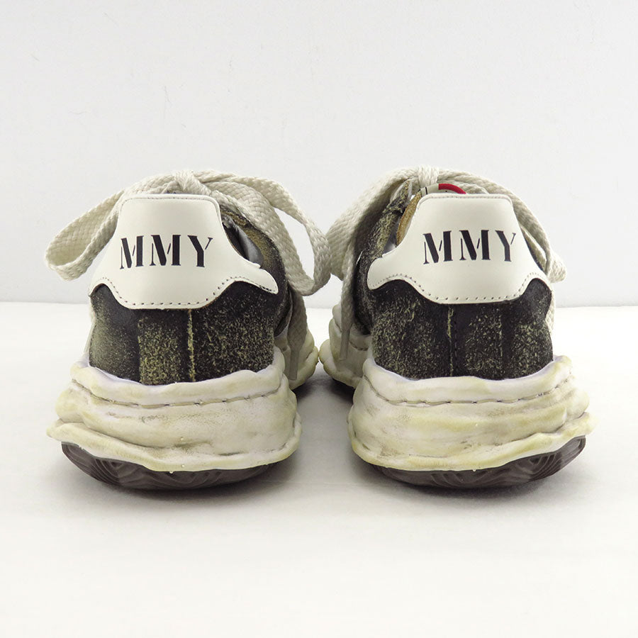 【Maison MIHARA YASUHIRO】<br>"BLAKEY" OG Sole Vintage Suede Low-top Sneaker (BLACK) <br>A15FW728