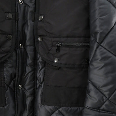 【JUNYA WATANABE MAN】<br>エステルリップストップキルティング×ナイロンツイルコート <br>WL-C009-051
