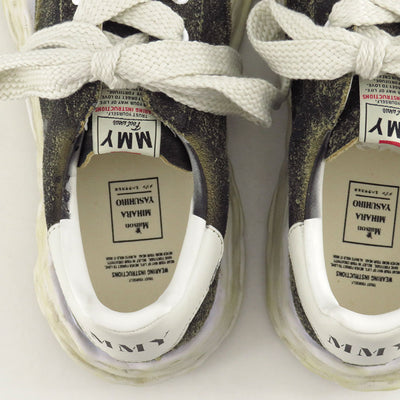 【Maison MIHARA YASUHIRO】<br>"BLAKEY" OG Sole Vintage Suede Low-top Sneaker (BLACK) <br>A15FW728