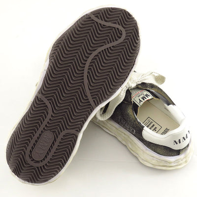 【Maison MIHARA YASUHIRO】<br>"BLAKEY" OG Sole Vintage Suede Low-top Sneaker (BLACK) <br>A15FW728