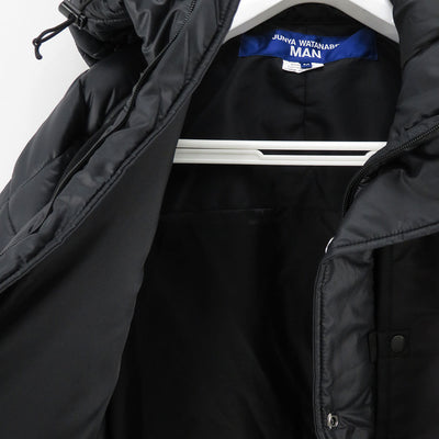 【JUNYA WATANABE MAN】<br>エステルリップストップキルティング×ナイロンツイルコート <br>WL-C009-051