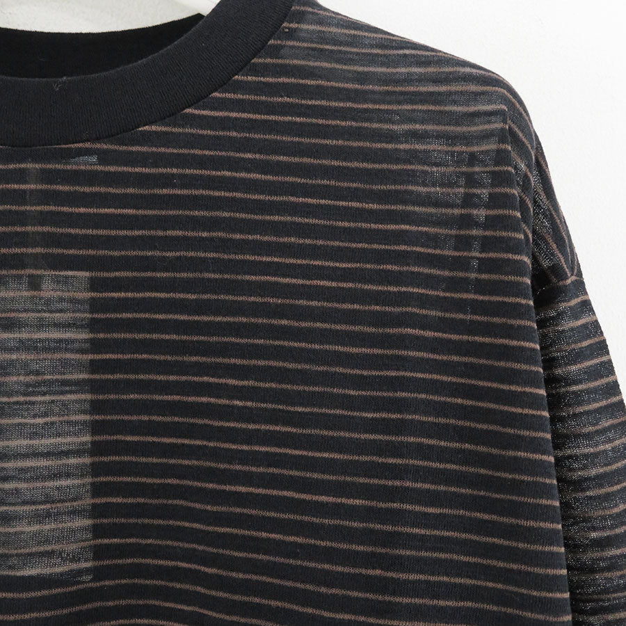 MAATEE&SONS/マーティーアンドサンズ】L/S BORDER TEE 