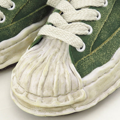 【Maison MIHARA YASUHIRO】<br>"BLAKEY" OG Sole Vintage Suede Low-top Sneaker (GREEN) <br>A15FW728