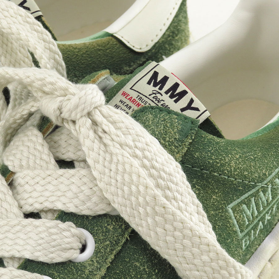 【Maison MIHARA YASUHIRO】<br>"BLAKEY" OG Sole Vintage Suede Low-top Sneaker (GREEN) <br>A15FW728