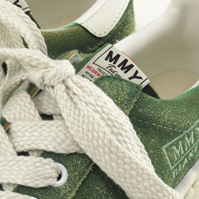 【Maison MIHARA YASUHIRO】<br>"BLAKEY" OG Sole Vintage Suede Low-top Sneaker (GREEN) <br>A15FW728