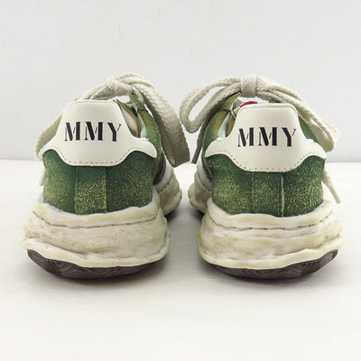 【Maison MIHARA YASUHIRO】<br>"BLAKEY" OG Sole Vintage Suede Low-top Sneaker (GREEN) <br>A15FW728