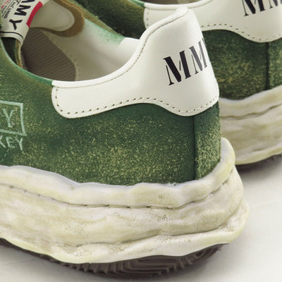 【Maison MIHARA YASUHIRO】<br>"BLAKEY" OG Sole Vintage Suede Low-top Sneaker (GREEN) <br>A15FW728