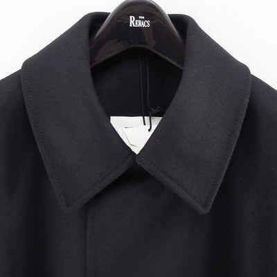 【THE RERACS/ザ・リラクス】<br>RERACS SUPER140 LIGHT MELTON THE BAL COLLAR COAT <br>25FW-RECT-458-J