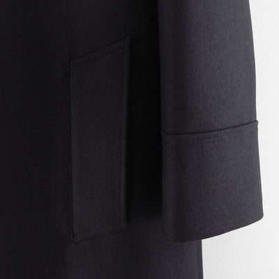 【THE RERACS/ザ・リラクス】<br>RERACS SUPER140 LIGHT MELTON THE BAL COLLAR COAT <br>25FW-RECT-458-J