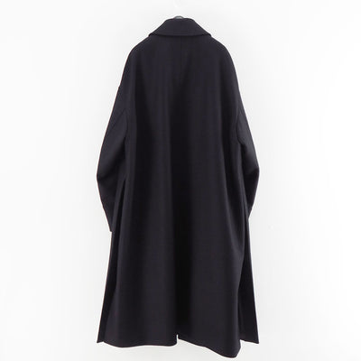 【THE RERACS/ザ・リラクス】<br>RERACS SUPER140 LIGHT MELTON THE BAL COLLAR COAT <br>25FW-RECT-458-J