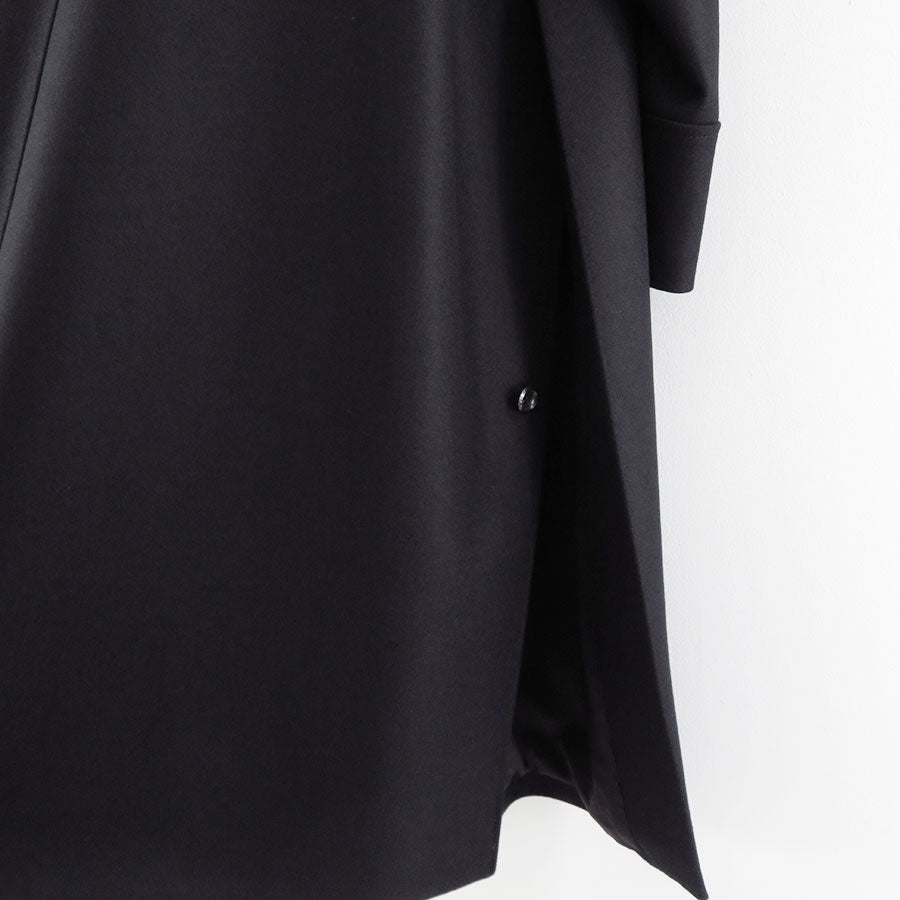 【THE RERACS/ザ・リラクス】<br>RERACS SUPER140 LIGHT MELTON THE BAL COLLAR COAT <br>25FW-RECT-458-J