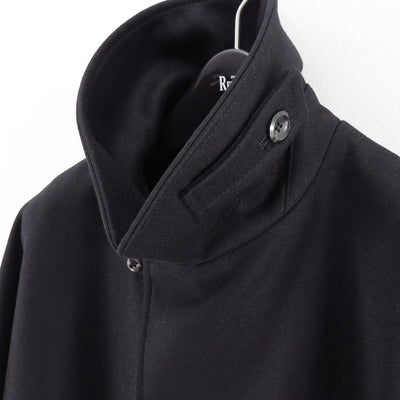 【THE RERACS/ザ・リラクス】<br>RERACS SUPER140 LIGHT MELTON THE BAL COLLAR COAT <br>25FW-RECT-458-J