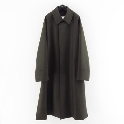 【THE RERACS/ザ・リラクス】<br>RERACS SUPER140 LIGHT MELTON THE BAL COLLAR COAT <br>25FW-RECT-458-J