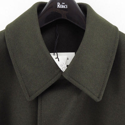 【THE RERACS/ザ・リラクス】<br>RERACS SUPER140 LIGHT MELTON THE BAL COLLAR COAT <br>25FW-RECT-458-J