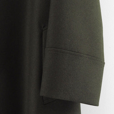【THE RERACS/ザ・リラクス】<br>RERACS SUPER140 LIGHT MELTON THE BAL COLLAR COAT <br>25FW-RECT-458-J