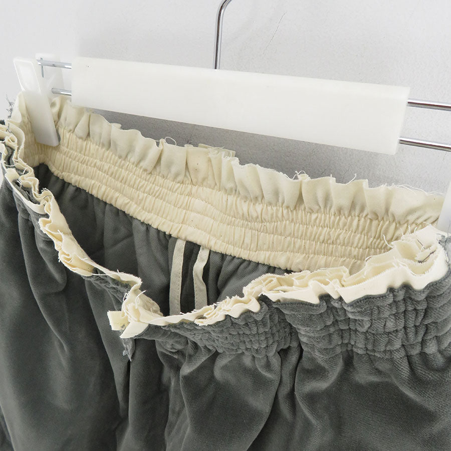 【CAMIEL FORTGENS/カミエルフォートヘンス】<br>SWEAT PANTS PIPING VELVET <br>CF.16.06.02.01