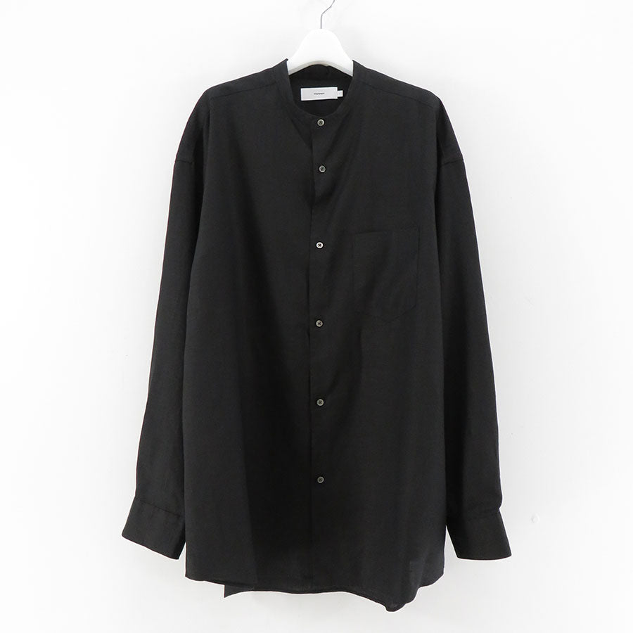 Graphpaper/グラフペーパー】Linen L/S Oversized Band Collar Shirt GM242-50031Bの通販  「ONENESS ONLINE STORE」