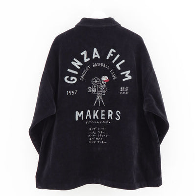 【Porter Classic/ポータークラシック】<br>CORDUROY ZIP JACKET EMBROIDERY (SANDLOT) <br>PC-018-3524