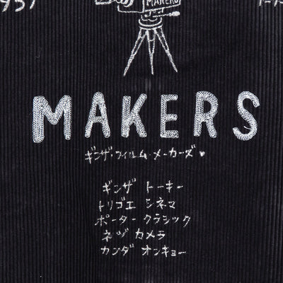 【Porter Classic/ポータークラシック】<br>CORDUROY ZIP JACKET EMBROIDERY (SANDLOT) <br>PC-018-3524