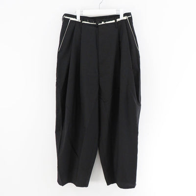 【CAMIEL FORTGENS/カミエルフォートヘンス】<br>XXL SUIT PANTS PLAIN WEAVE WOOL <br>CF.16.06.06.01